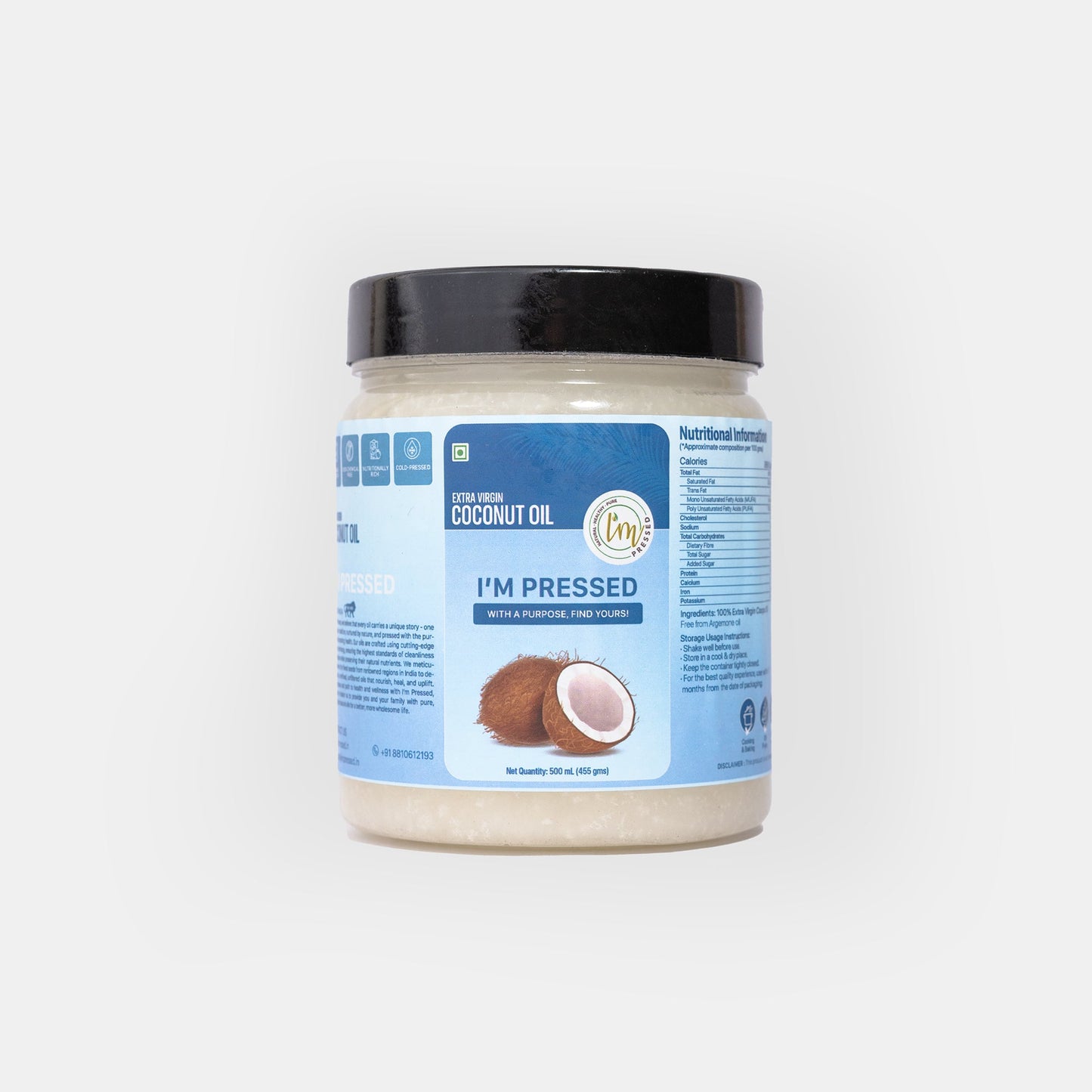 Extra Virgin Coconut Oil | Cold Pressed - impressed
