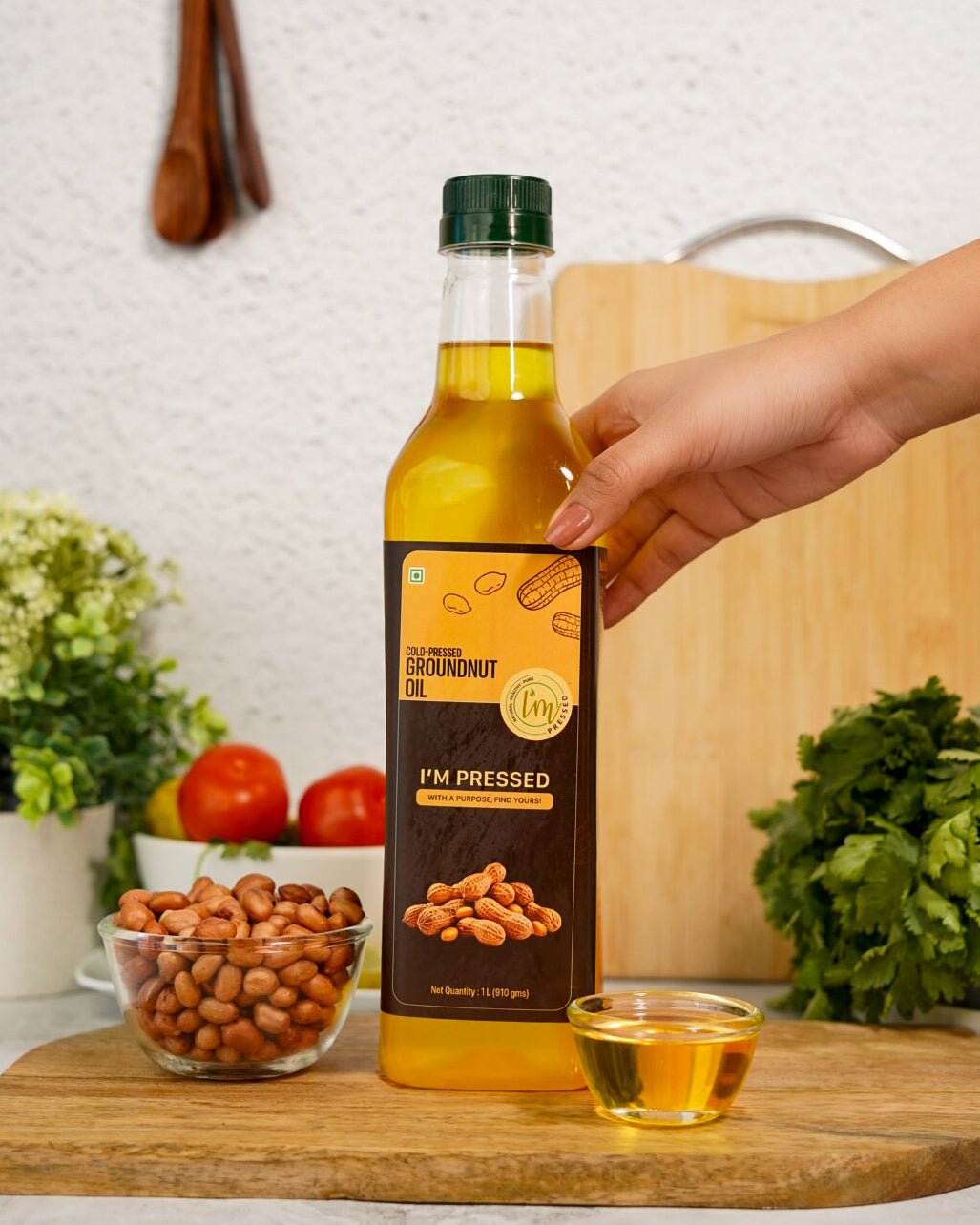 Peanut Oil | Groundnut Oil | Cold Pressed - impressed