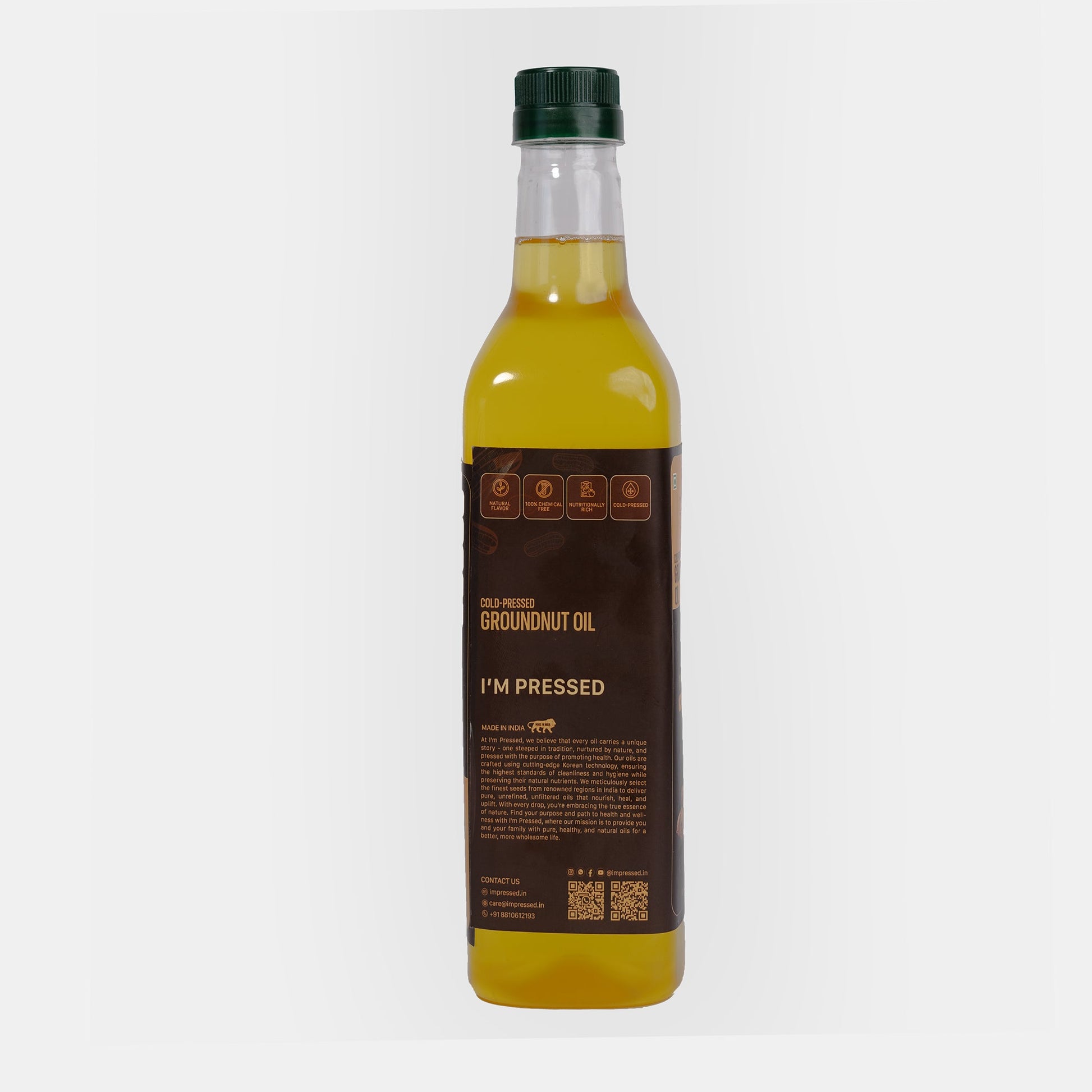 Peanut Oil | Groundnut Oil | Cold Pressed - impressed