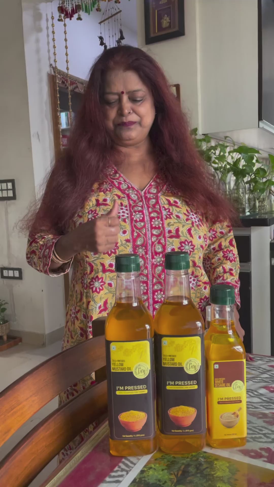 Load video: I never knew healthy could taste this good! After switching to I’m Pressed Cold Pressed Oil, my .mp4