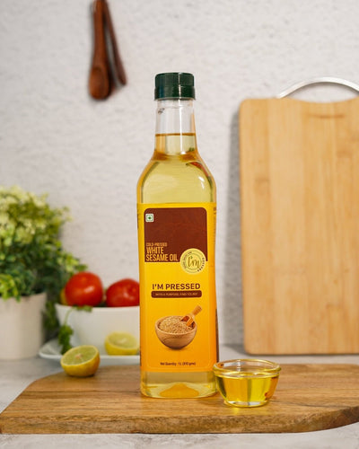 White Sesame Oil | Cold Pressed - impressed