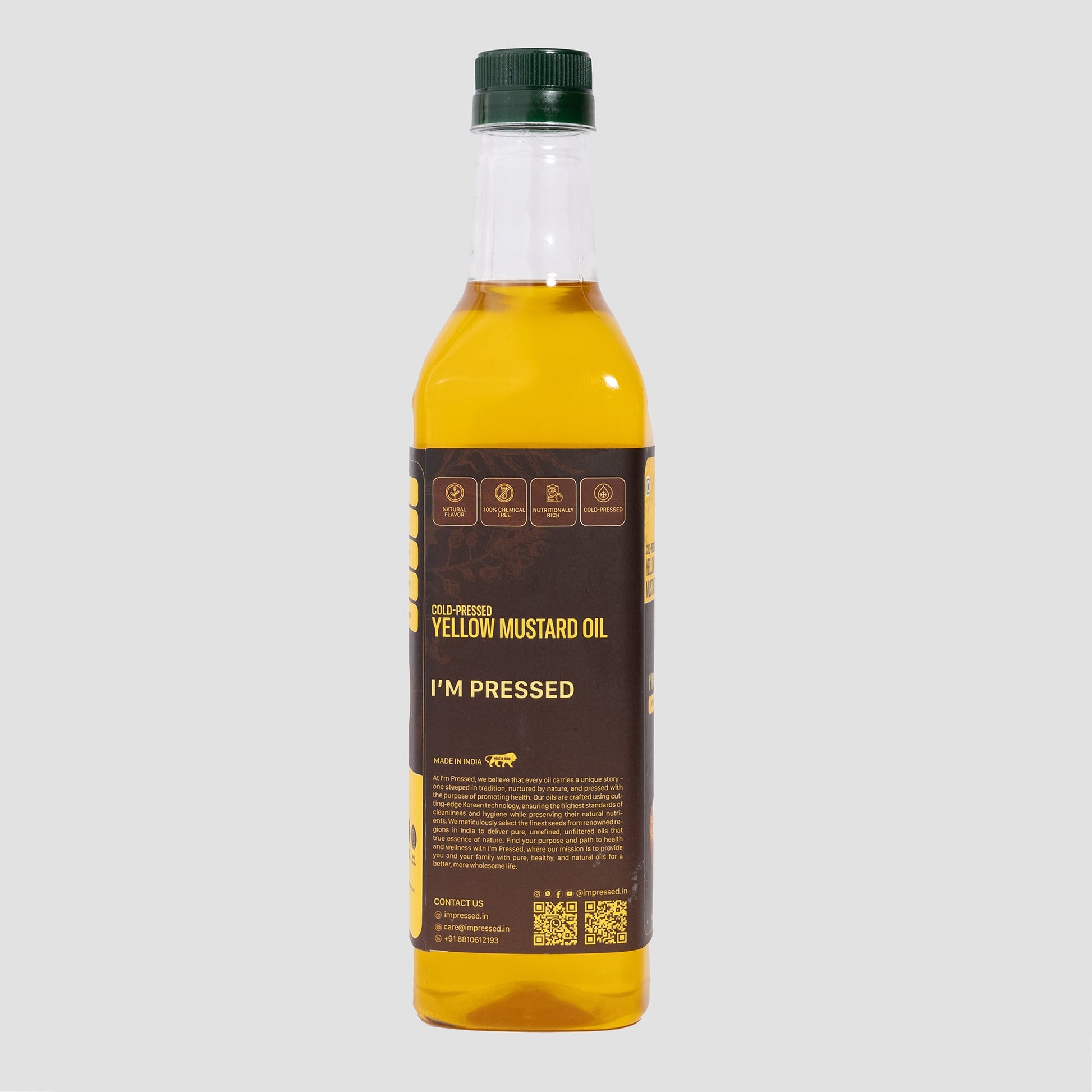 Yellow Mustard Oil | Cold Pressed - impressed