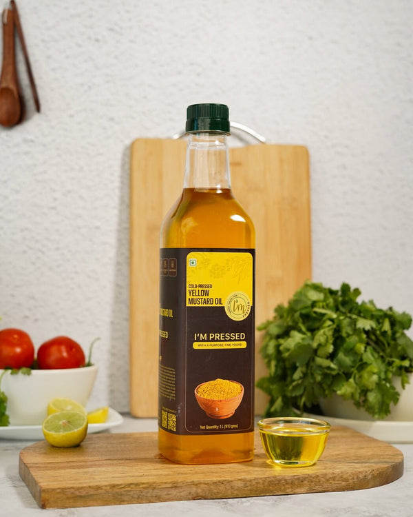 Yellow Mustard Oil | Cold Pressed - impressed