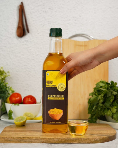 Yellow Mustard Oil | Cold Pressed - impressed